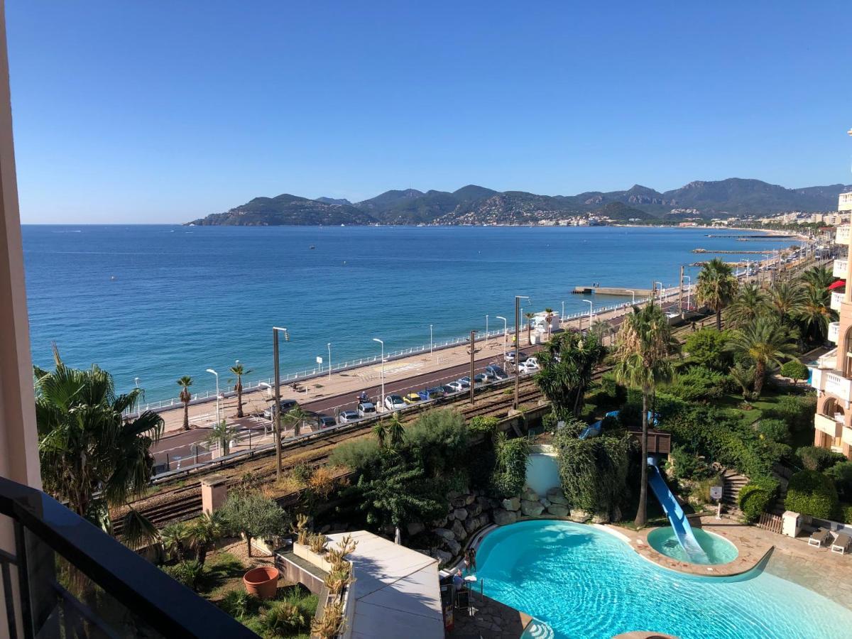 Cannes Apartment With Sea View, Aircondition And Parking Luaran gambar